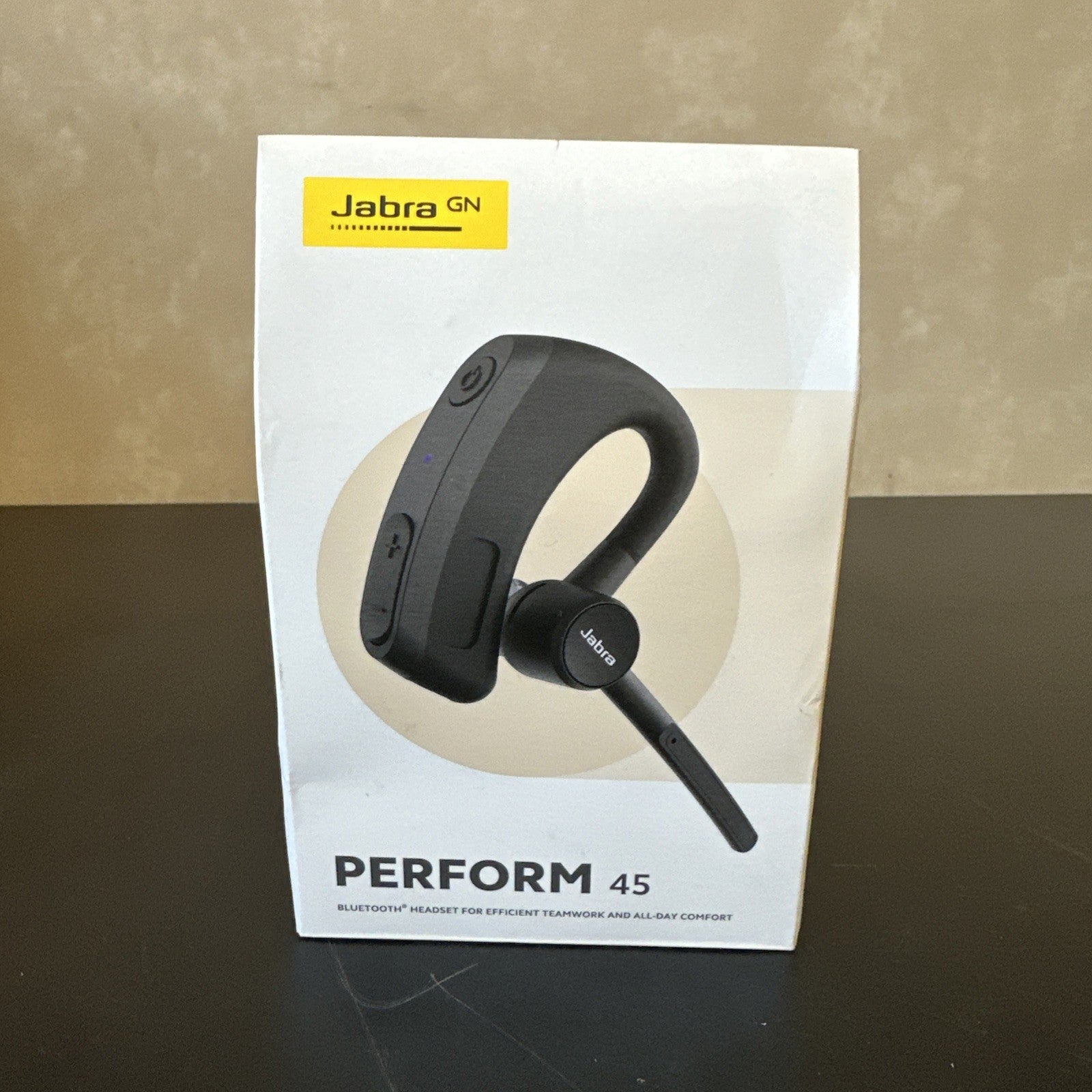 Jabra Perform 45 Push to Talk PTT Bluetooth Wireless Headset Lightweig ...