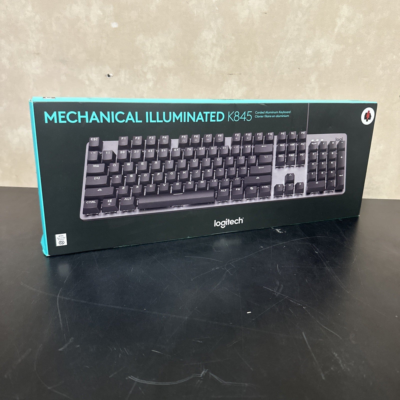 Logitech K845 Mechanical Illuminated Keyboard corded aluminum – ShopuCarry