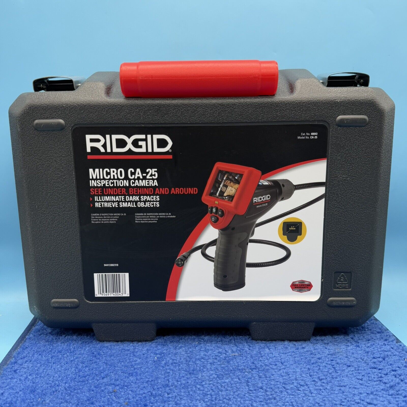 RIDGID CA-25 Micro Visual Inspection & Diagnostic Handheld Camera w/ 2 ...