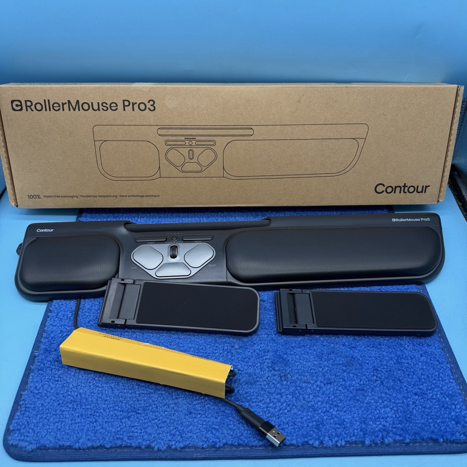 Contour RollerMouse Pro 3 Ergonomic Design Wired USB for Mac & PC ...